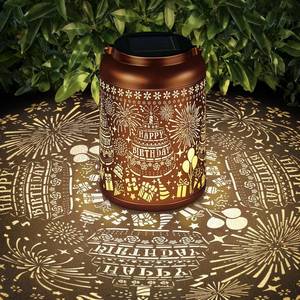 lot 34072 image: Mothers Day Gifts Happy Birthday Solar Lanterns Garden Decor Birthday Gifts for Women Mom Grandma Hanging Solar Lights Outdoor Waterproof Decoration for Outside LED Lanterns for Yard Patio Lawn
