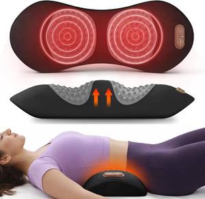 lot 34476 image: 3-in-1 Electric Back Massager Pillow for Back and Spine Support
