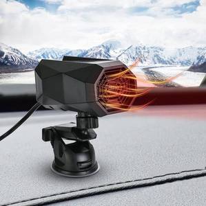 lot 34895 image: 12V 150W Auto Ceramic Heater Fan, Portable Car Heater & Defogger with 3 - Outlet Plug - Cig Lighter for Fast Heating and Quick DefrostDefog