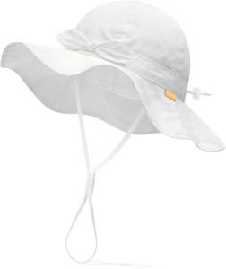 lot 34931 image: FURTALK Baby Girl Wide Brim Sun Hat with UPF 50 Toddler Baby Sun Protection