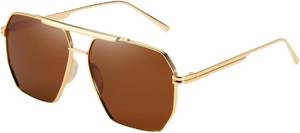 lot 34959 image: SODQW Oversized Tangle Free Aviator Sunglasses for Women Polarized Shades
