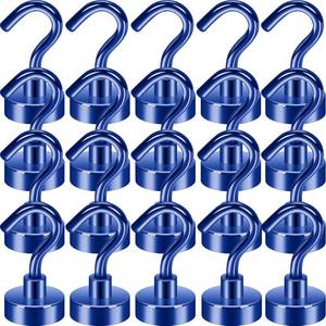 lot 34976 image: Neosmuk Magnetic Hooks, Cruise Ship Essentials, 30lb Heavy Duty Magnetic Hooks for Cruise Cabins, Refrigerator, Grill, Hanging, and Travel  Extra Strong Must-Haves Magnet Hook,Navyblue