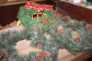 lot 4206 image: 2 Christmas Wreaths