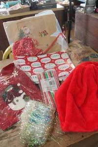 lot 4255 image: NIP Christmas Gift Boxes, Tissue Paper & More