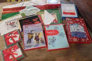 lot 4301 image: Christmas Cards, Coasters and Tissue Paper