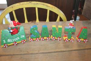 lot 4318 image: Wood Santa Train