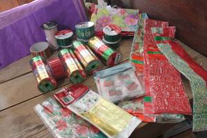 lot 4328 image: NIP Tissue Paper, Ribbon and More