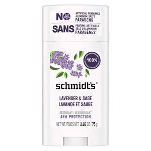 lot 29181 image: Schmidts Aluminum-Free Deodorant Lavender & Sage Aluminum Free 2.65 oz - Retail $11