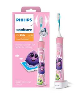 lot 29194 image: Philips Sonicare for Kids Rechargeable Electric Toothbrush, 1 Brush Head - Retail $35