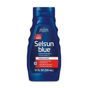 lot 29198 image: Selsun Blue Medicated Antidandruff Shampoo, 11 fl. oz. - Retail $8