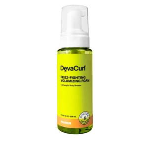 lot 29231 image: DevaCurl Frizz-Fighting Volumizing Foam Lightweight Body Booster  Adds Volume and Fullness  Up To 48 Hours Humidty Resistance  All Waves, Curls, and Coils - Retail $30