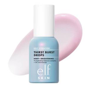 lot 29244 image: e.l.f. SKIN Holy Hydration Thirst Burst Drops, Face Serum, 1 oz - Retail $12