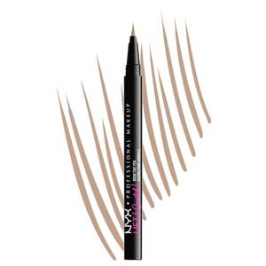 lot 29249 image: NYX PROFESSIONAL MAKEUP Lift & Snatch Eyebrow Tint Pen, Taupe - Retail $13