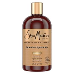 lot 29257 image: Shea Moisture Intensive Hydration Shampoo for Dry, Damaged Hair Manuka Honey and Mafura Oil Sulfate-Free 13 oz - Retail $10
