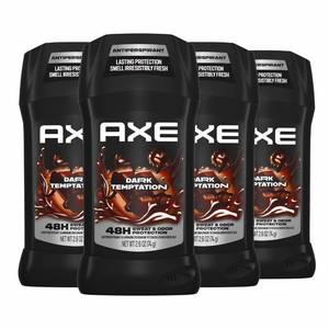 lot 29269 image: AXE Antiperspirant Stick For Men Dark Temptation Fresh Scent 2.7oz 4 Count - Retail $20