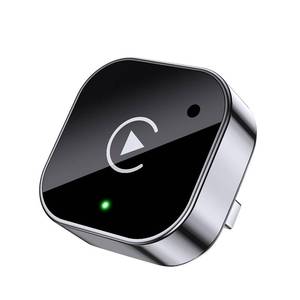 lot 681 image: 2-in-1 Wireless CarPlay & Android Auto Adapter, Plug & Play CarPlay Dongle Converts Wired to Wireless, Fast Auto-Connect, No Delay, Compact Design for iPhone & Android with USBUSB-C Port(Black) - Retail $20