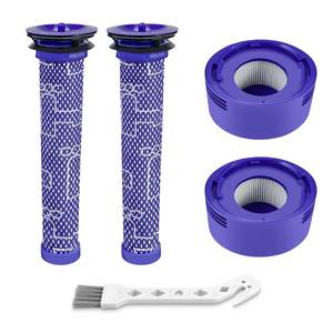 lot 682 image: 4 Pack HEPA Cordless Vacuum Filter Replacement Compatible with V7, V8, SV10 - Retail $10