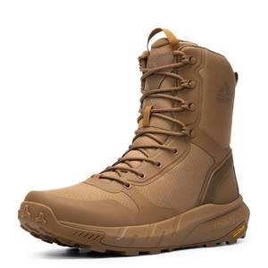 lot 723 image: NORTIV 8 Mens Military Tactical Boot Zipper,Coyote-9 Inches,10 - Retail $58