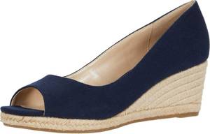 lot 748 image: Bandolino Womens NURI Wedge Sandal, Navy, 9 - Retail $35