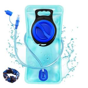lot 754 image: Hydration Bladder, 2.5L Water Bladder for Hiking Backpack Leak Proof Water Reservoir Storage, 2.5 Liter BPA-Free Water Pouch Hydration Pack Replacement for Biking Climbing Cycling Running, Blue - Retail $15