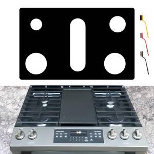 lot 756 image: bezoku Stove Cover For General GE 30 Inch Gas Range Model JGS760SP4SS JGS760SP1SS JGSS66FELDS JGSS66SELSS JGSS86SPSS Upgraded 0.5MM Thickness Reusable Burner Guard For For GE Gas Stove Top Protector - Retail $27