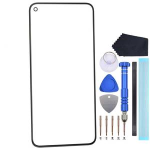 lot 762 image: VEKIR Glass Cover Screen for Google Pixel 5 GD1YQ with Pre-Cut OCA Adhesive - Retail $7