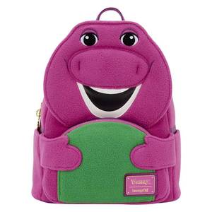 lot 795 image: Loungefly Barney Cosplay Mini Backpack - Retail $90