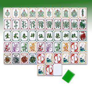 lot 797 image: Arrowbash 160 Pcs American Mahjong Set 1.2 Inch Stylish Green - Retail $110