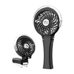 lot 800 image: HandFan Upgraded Handheld Misting Fan, Portable Mister Fan, Personal Spray Water Mist Fans Rechargeable, Foldable Electric Mini Fans for Summer Beach Travel Makeup Concerts, Gifts for Women(Black) - Retail $21