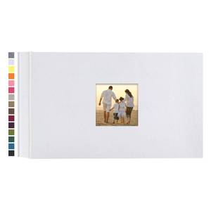 lot 821 image: potricher Photo Album 4x6 Pictures, 100 Pockets, Linen Cover, White - Retail $13