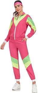 lot 868 image: SIZGAROOT 80s 90s Retro Windbreaker Set Womens Tracksuit Workout Outfit Track Suit for Women XL - Retail $30