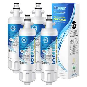 lot 884 image: ICEPURE 46-9690 ADQ36006101 Water Filter Replacement for LG LT700P, 4 PACK - Retail $31