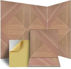lot 3603 image: $100 Focusound 8-Pack Acoustic Wall Panels 23.62x23.62 with Backing