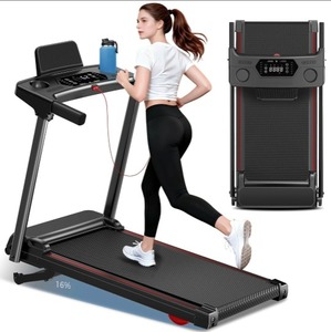 lot 3608 image: $139 ShineMaos Treadmill with 0-16% Auto Incline, 3.0HP Walking Pad