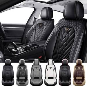 lot 3614 image: $125 Mascys Yanste Universal Seat Covers, Nappa Leather, Black
