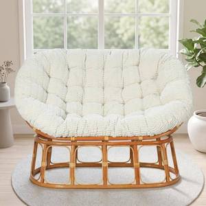 lot 3648 image: $80 idee-home Double Papasan Chair Cushion(Cushion Only)