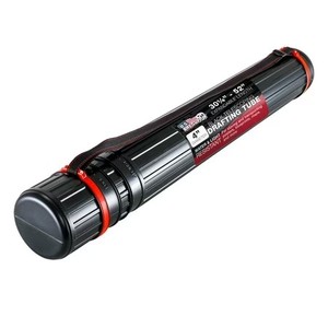 lot 3654 image: U.S. Art Supply Black Telescoping Drafting Tube, 30.25 52 in