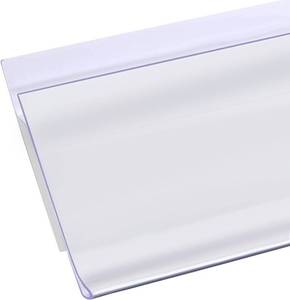 lot 3671 image: $150 Shelf Label Strips 48 100 Pack Snap-In 1.25H Price Tag Holders