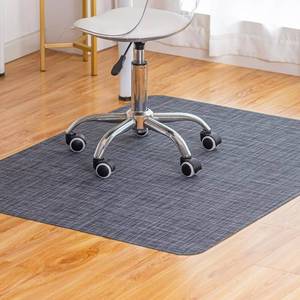 lot 3689 image: $66 BARoyal Office Chair Mat for HardwoodHard Floor 46x60 Cool Grey