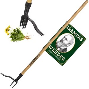 lot 3701 image: Grampas Weeder - Original Stand Up Weed Puller, 4-Claw Design