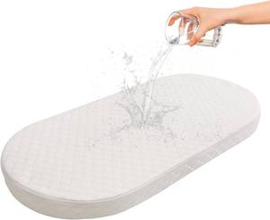 lot 3707 image: Dream On Me Karley Bassinet Mattress Pad Breathable Foam 16x32x2