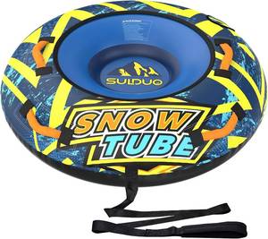 lot 3796 image: $90 47 Heavy Duty Snow Tube with Canvas Cover, 4 Foam Handles