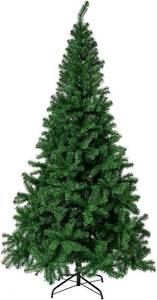 lot 3802 image: $50 Sunnyglade 6 ft Premium Artificial Christmas Tree 1000 Tips Green
