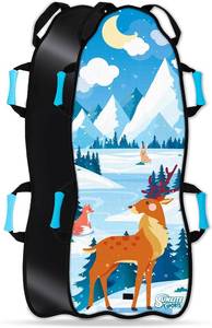 lot 3813 image: Sunlite Sports 45 Foldable Snow Sled for Kids & Adults, Portable