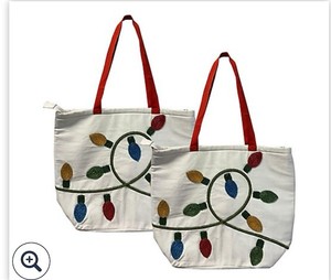 lot 3856 image: Temp-tations Seasonal S215x18 Beaded Tote Bags