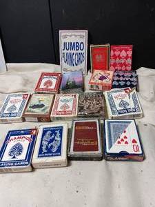 lot 34017 image: A variety of different playing card sets