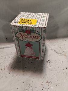 lot 34153 image: Holiday Collection - Ceramic Christmas Figurine.