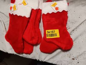 lot 34157 image: Lot of 6 New Medium Size Stockings.