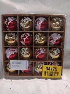 lot 34175 image: Lot of 20 New Christmas Ornaments.