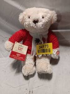 lot 34179 image: New Jingle Bear Stuff Animal  Decorations.